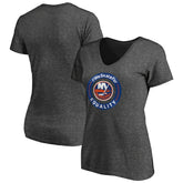 New York Islanders Women's #WeSkateFor V-Neck T-Shirt On Sale