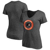 Philadelphia Flyers Women's #WeSkateFor V-Neck T-Shirt For Sale