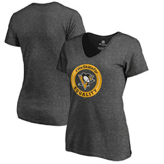 Pittsburgh Penguins Women's #WeSkateFor V-Neck T-Shirt Outlet