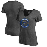 St. Louis Blues Women's #WeSkateFor V-Neck T-Shirt On Sale