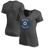 Winnipeg Jets Women's #WeSkateFor V-Neck T-Shirt On Sale