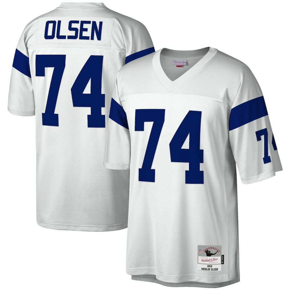 Los Angeles Rams Mitchell & Ness Merlin Olsen Legacy Replica Jersey