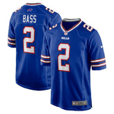Buffalo Bills Nike Tyler Bass Game Player Jersey