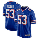 Buffalo Bills Nike Tyrel Dodson Game Player Jersey