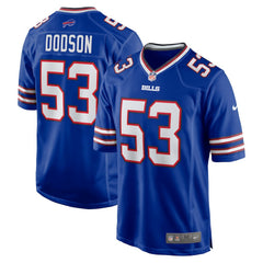 Buffalo Bills Nike Tyrel Dodson Game Player Jersey