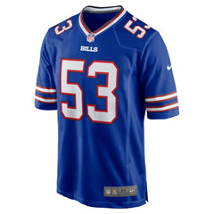 Buffalo Bills Nike Tyrel Dodson Game Player Jersey