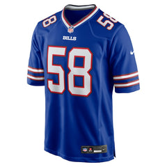 Buffalo Bills Nike Matt Milano Game Player Jersey