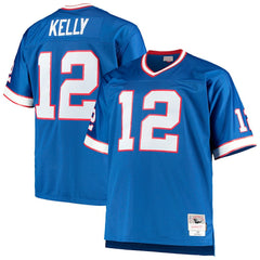 Buffalo Bills Mitchell & Ness Jim Kelly Big & Tall 1990 Retired Player Replica Jersey