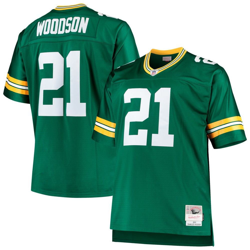 Green Bay Packers Mitchell & Ness Charles Woodson Big & Tall 2010 Retired Player Replica Jersey