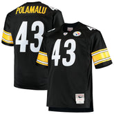 Pittsburgh Steelers Mitchell & Ness Troy Polamalu Big & Tall 2005 Retired Player Replica Jersey