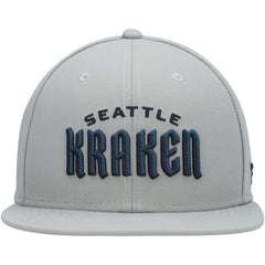 Seattle Kraken Fanatics Wordmark Logo Snapback Hat Sale