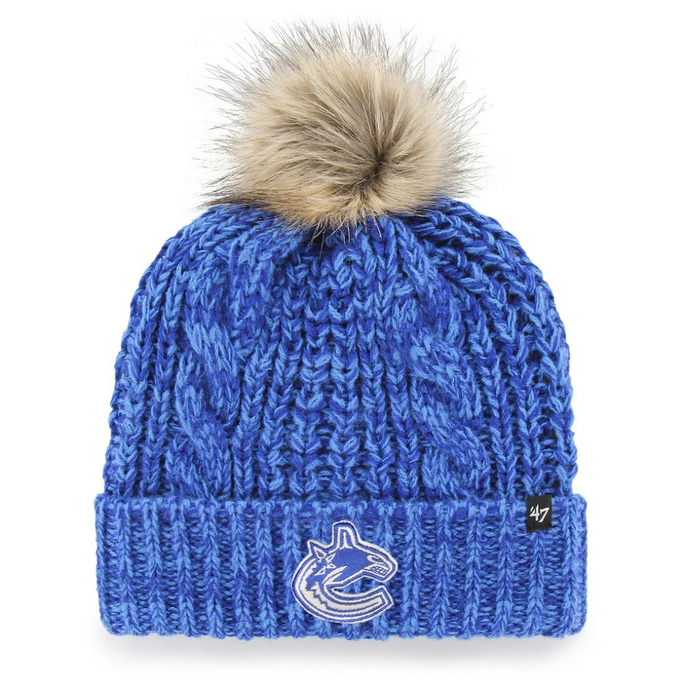Vancouver Canucks '47 Women's Logo Meeko Cuffed Knit Hat with Pom Online