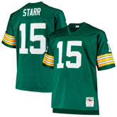 Green Bay Packers Mitchell & Ness Bart Starr Big & Tall 1968 Retired Player Replica Jersey