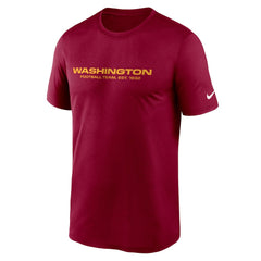 Washington Commanders Nike Washington Football Team Logo Essential Legend Performance T-Shirt
