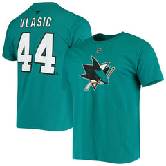 Marc-Edouard Vlasic San Jose Sharks Fanatics Player Name and Number T-Shirt On Sale