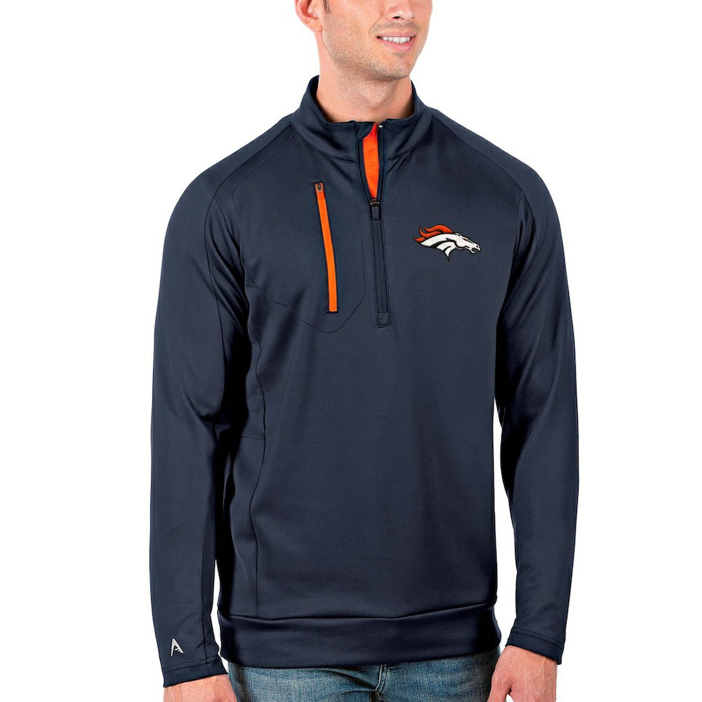 Denver Broncos Antigua Generation Quarter-Zip Pullover Jacket