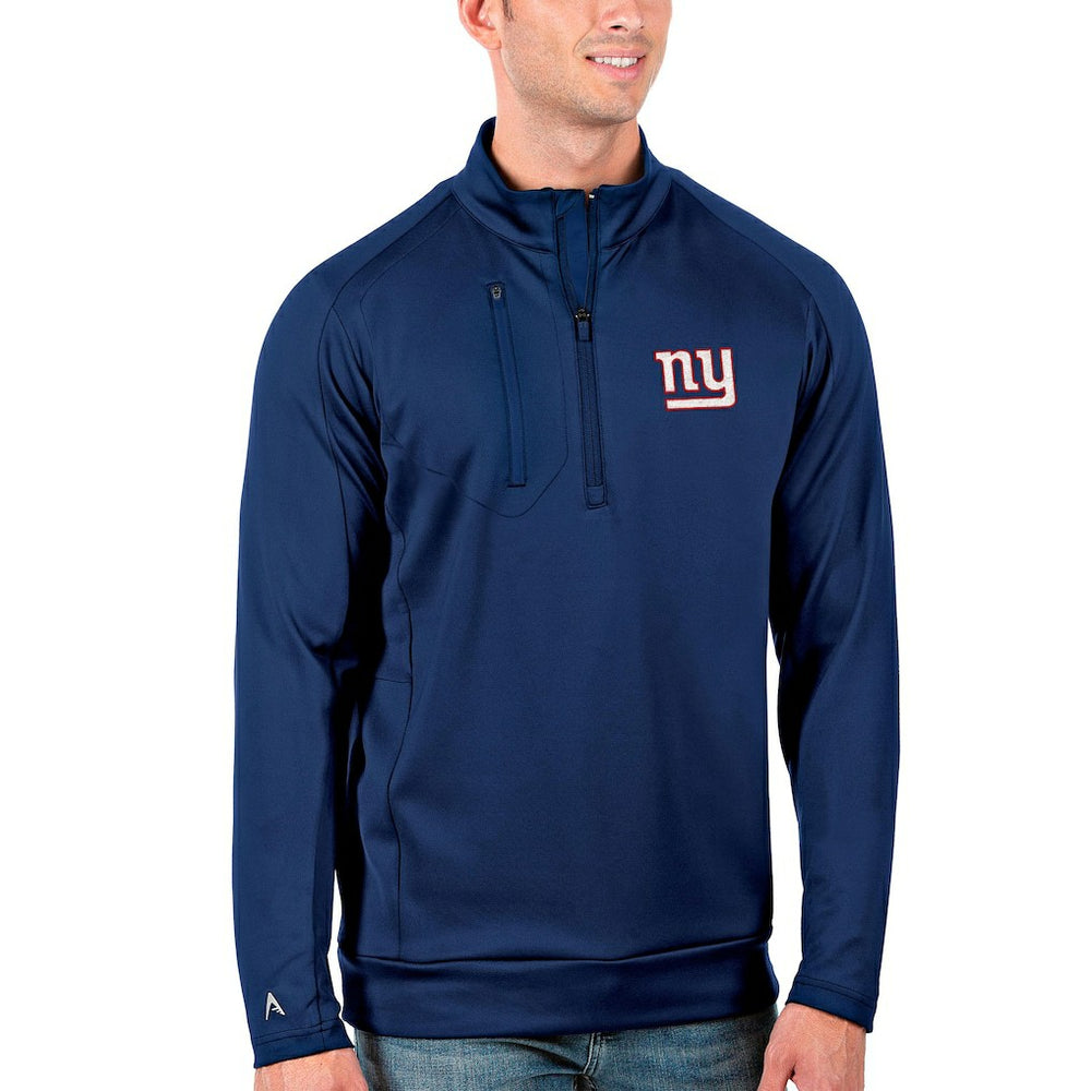 New York Giants New Era Antigua Generation Quarter-Zip Pullover Jacket