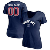 Chicago White Sox Women's Cooperstown Winning Streak Personalized Name & Number V-Neck T-Shirt | MLB US