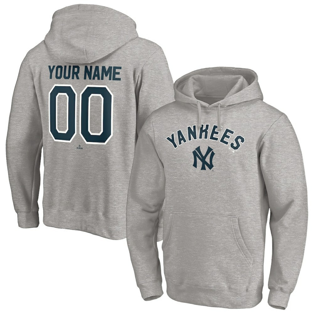 New York Yankees Cooperstown Winning Streak Alternate Personalized Name & Number Pullover Hoodie | MLB US