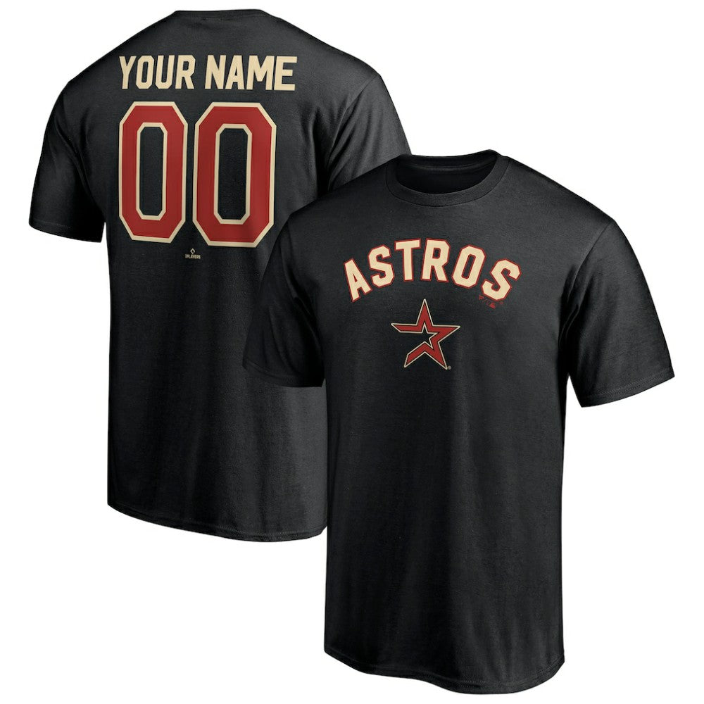 Houston Astros Cooperstown Winning Streak Alternate Personalized Name & Number T-Shirt | MLB New