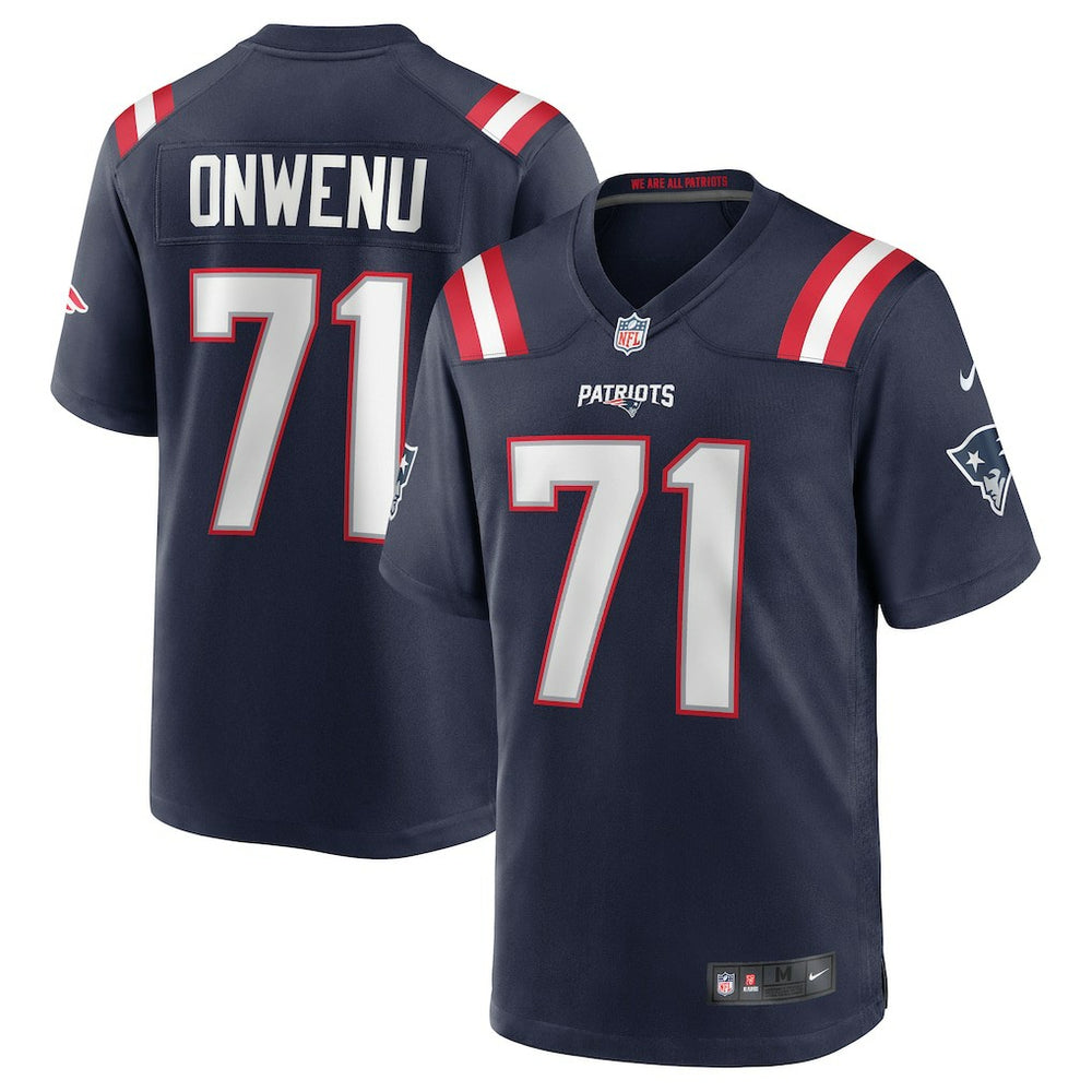 New England Patriots Nike Mike Onwenu Team Game Jersey