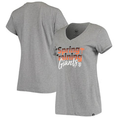 San Francisco Giants '47 Women's Spring Training Fade V-Neck T-Shirt | MLB Discount