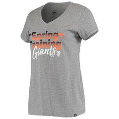 San Francisco Giants '47 Women's Spring Training Fade V-Neck T-Shirt | MLB Discount