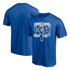 Indianapolis Colts Fanatics Shaquille Leonard Powerhouse Player Graphic T-Shirt