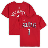 Zion Williamson New Orleans Pelicans Jordan Brand Preschool Statement Edition Name & Number T-Shirt For Sale