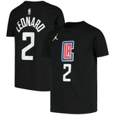 Kawhi Leonard LA Clippers Jordan Brand Youth Statement Edition Name & Number T-Shirt New