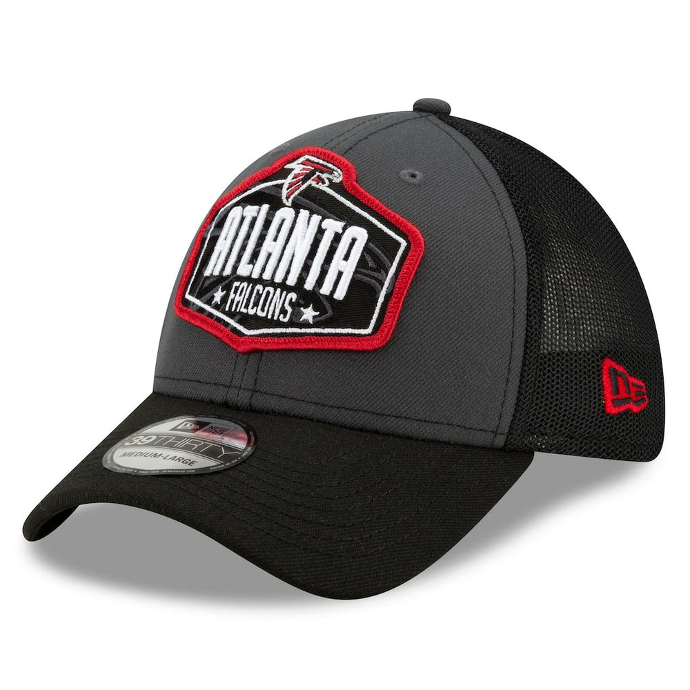 Atlanta Falcons New Era 2021 NFL Draft Trucker 39THIRTY Flex Hat