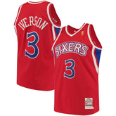 Allen Iverson Philadelphia 76ers 1996/97 Hardwood Classics Authentic Jersey Outlet