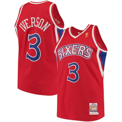 Allen Iverson Philadelphia 76ers 1996/97 Hardwood Classics Authentic Jersey Outlet