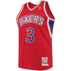 Allen Iverson Philadelphia 76ers 1996/97 Hardwood Classics Authentic Jersey Outlet