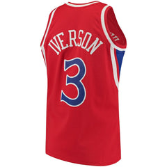 Allen Iverson Philadelphia 76ers 1996/97 Hardwood Classics Authentic Jersey Outlet