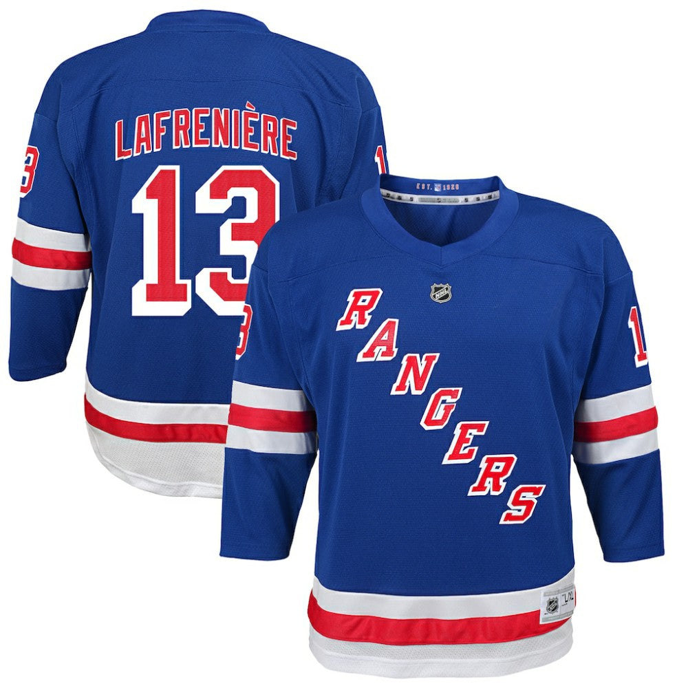 Alexis Lafreniere New York Rangers Youth Home Replica Player Jersey Sale