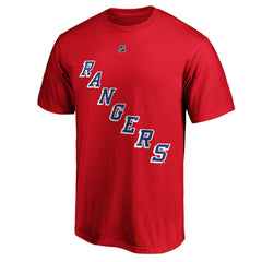 Alexis Lafrenière New York Rangers Fanatics Authentic Stack Name & Number T-Shirt On Sale