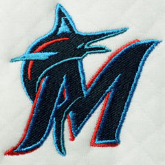 Miami Marlins Concepts Sport Women's Quilted Pullover Sweatshirt | MLB Discount