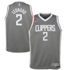 Kawhi Leonard LA Clippers Youth 2020/21 Swingman Player Jersey Gray Online