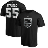 Quinton Byfield Los Angeles Kings Fanatics Authentic Stack Name & Number T-Shirt Online