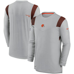 Cleveland Browns Nike Sideline Player UV Performance Long Sleeve T-Shirt