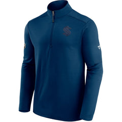 Seattle Kraken Fanatics Authentic Pro Travel and Training Quarter-Zip Jacket Outlet