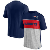 New England Patriots Fanatics Colorblock T-Shirt