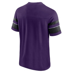 Baltimore Ravens Fanatics Textured Hashmark V-Neck T-Shirt