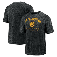 Pittsburgh Steelers Fanatics Shade Battle Ready Raglan Space-Dye T-Shirt