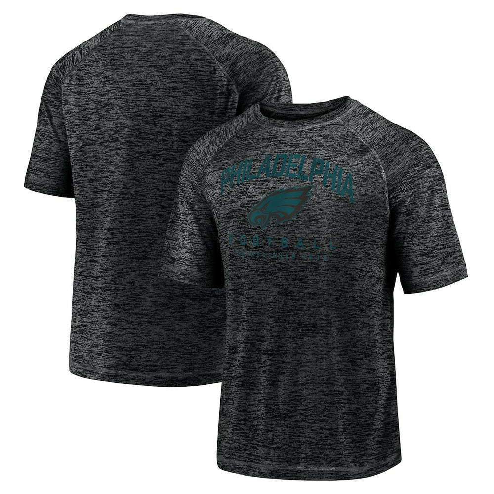 Philadelphia Eagles Fanatics Shade Battle Ready Raglan Space-Dye T-Shirt