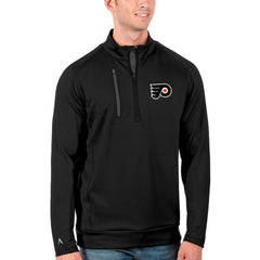 Philadelphia Flyers Antigua Generation Quarter-Zip Pullover Jacket On Sale