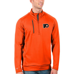 Philadelphia Flyers Antigua Generation Quarter-Zip Pullover Jacket For Sale