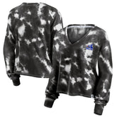 Chicago White Sox Fanatics Women's Tie-Dye V-Neck Pullover Cropped Tee | MLB Sale