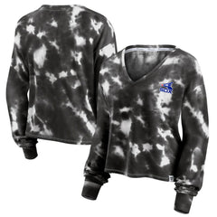 Chicago White Sox Fanatics Women's Tie-Dye V-Neck Pullover Cropped Tee | MLB Sale
